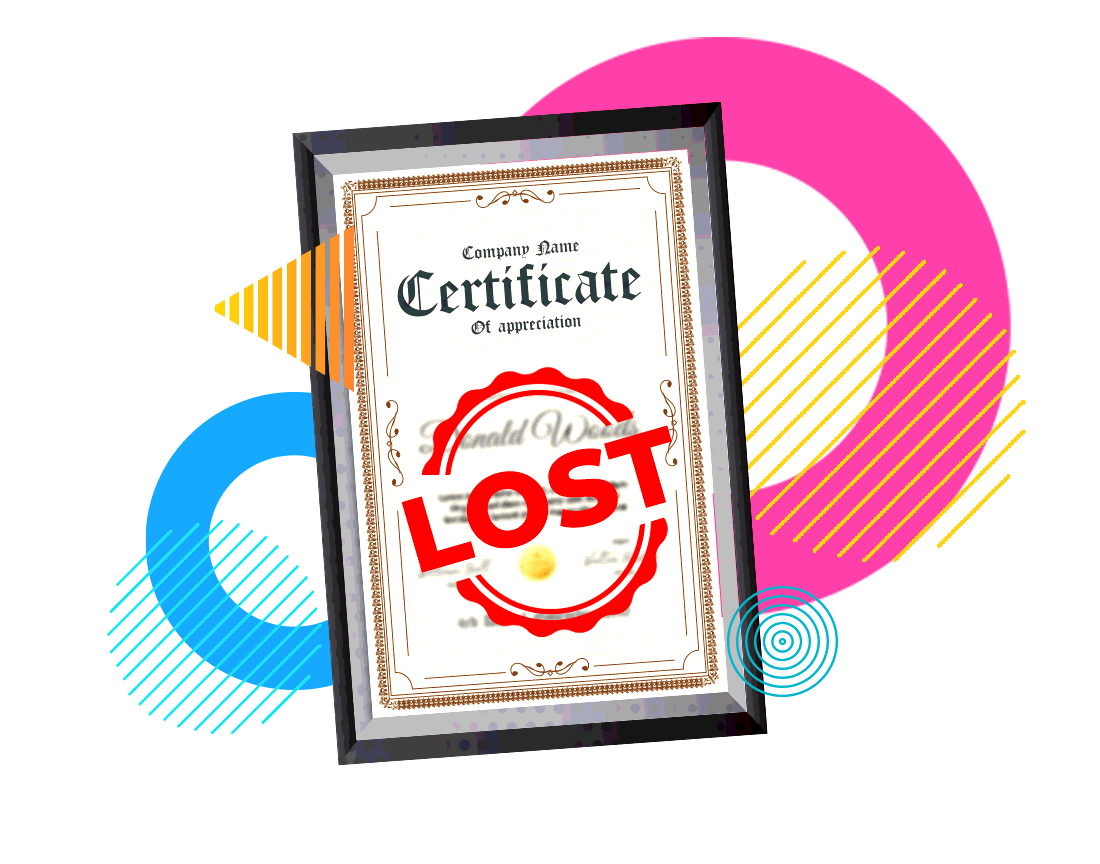 Certificate-Lost Certificate-Lost
